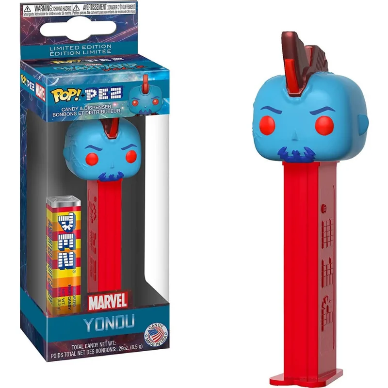 Funko 32623 Pop! Pez: MarvelYondu, Multicolor