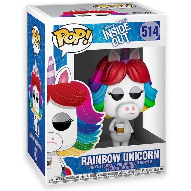 Funko Pop Disney Pixar Inside Out Rainbow Unicorn Exclusive Vinyl Figure