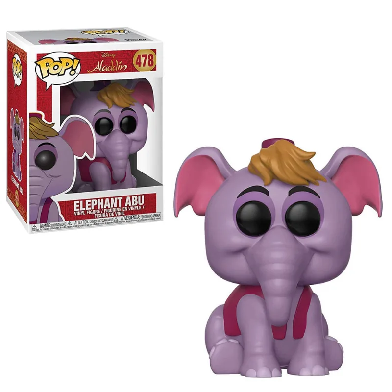 Figura Colecionável - Funko Pop - Disney - Aladdin - Elefante e Abu - Funko