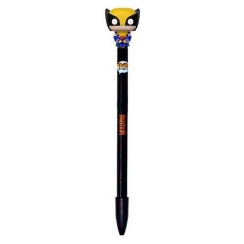 Funko! Caneta Marvel Collector Corps Wolverine Topper - Tinta Preta