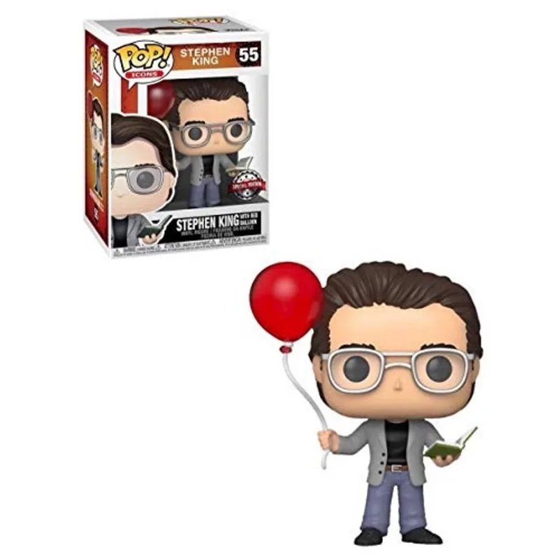 Funko Pop Stephen King com Balão Vermelho