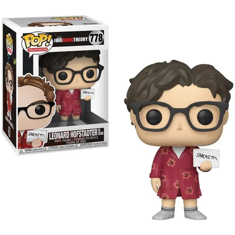 Boneco Funko Pop The Big Bang Theory Leonard Hofstadter In Robe 778