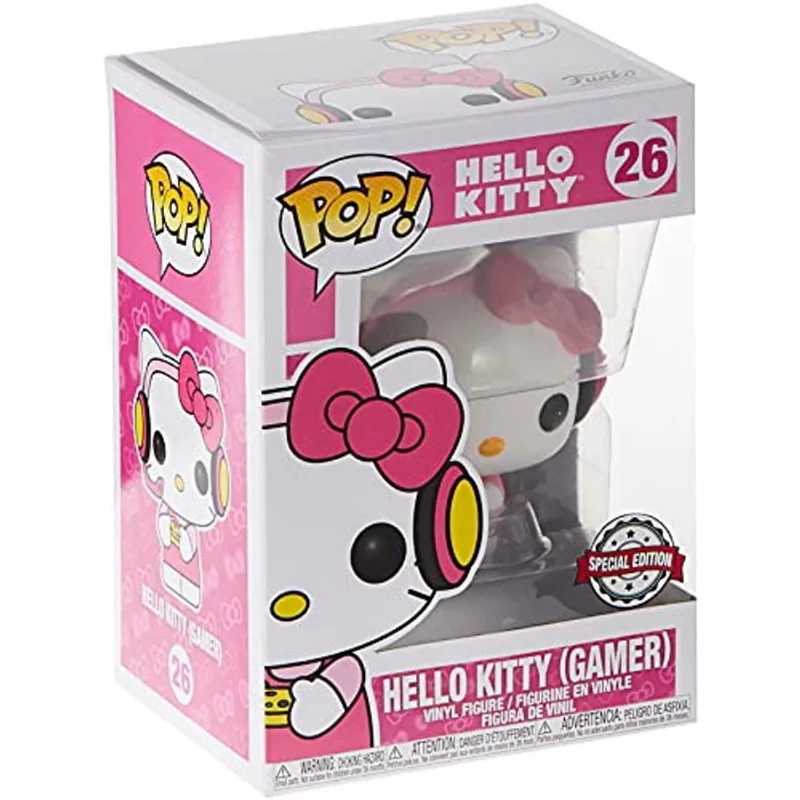 Funko Pop! Hello Kitty (Gamer) #26 Game Stop Exclusivo