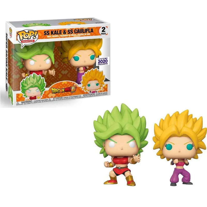 Funko Pop SS Kale & SS Caulifla 2-Pack Exc Dragon Ball Super