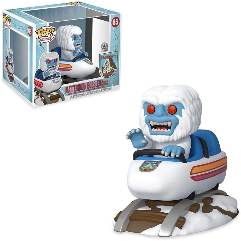 Funko Pop! Passeios: Matterhorn Bobsled e Abominável Snowman Exclusive Vinyl Figure 65