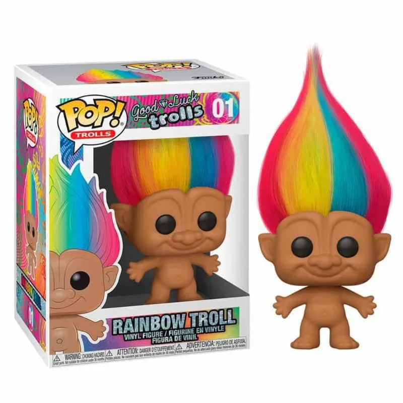 Rainbow Troll 01 - Good Luck Trolls - Funko Pop