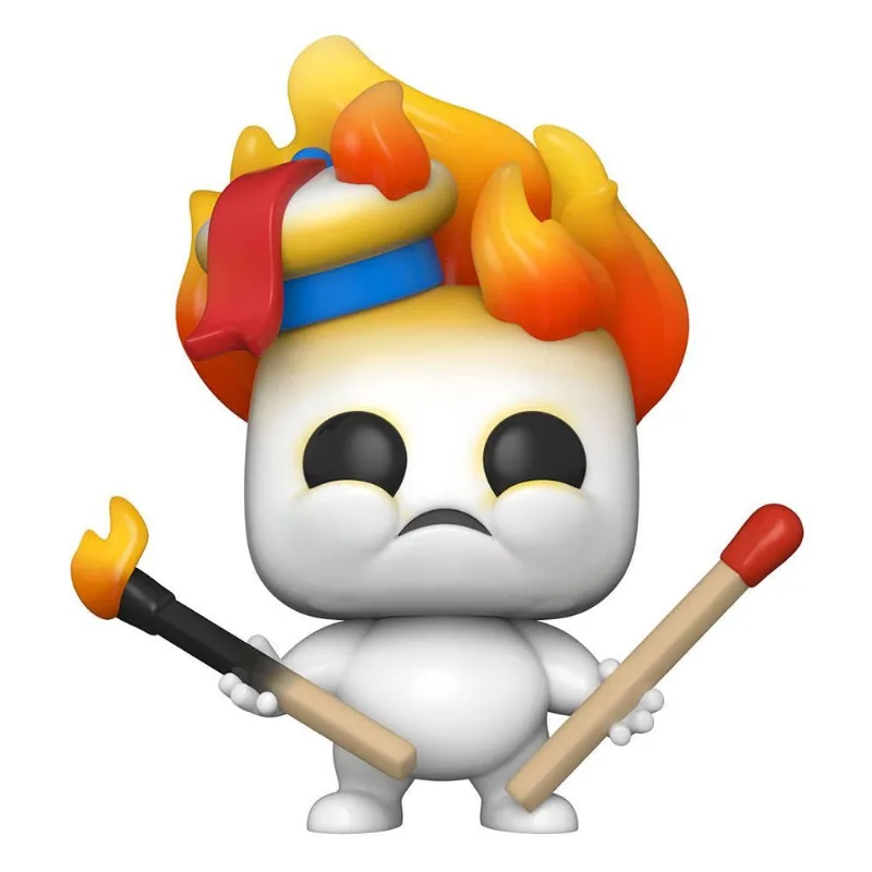 Boneco Funko Pop Movies Ghostbusters Mine Puft On Fire 936