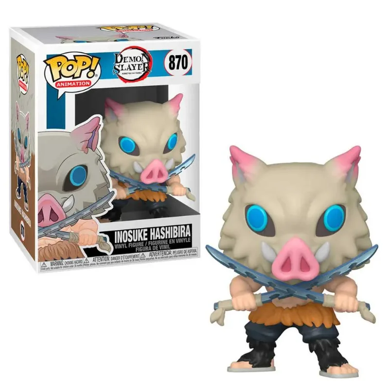 Boneco Funko Pop Animatio Demon Slayer Inosuke Hashibira 870