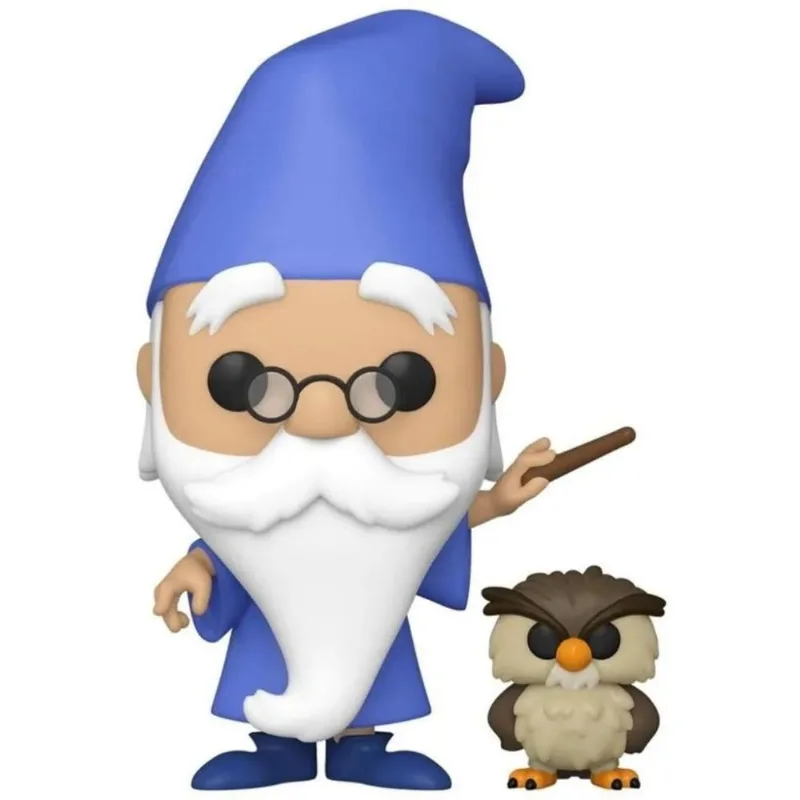 Boneco Funko Pop Disney Sword Stone Merlin Archimedes 1100