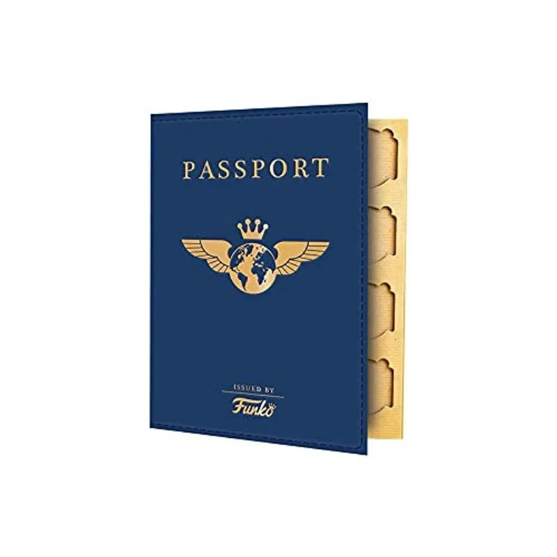 Funko pop! Livro de passaportes ao redor do mundo