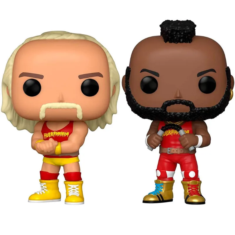 Boneco Funko Pop wwe Hulk Hogan & Mr. T 2-Pack Hulkamania