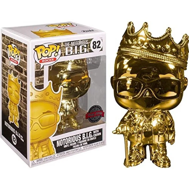 Funko pop! The Notorious b. I. G. - Notorious b. I. G. (Gold Chrome)