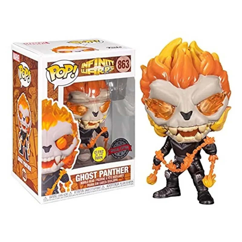 Funko Pop Marvel Warps Ghost Panther Brilho