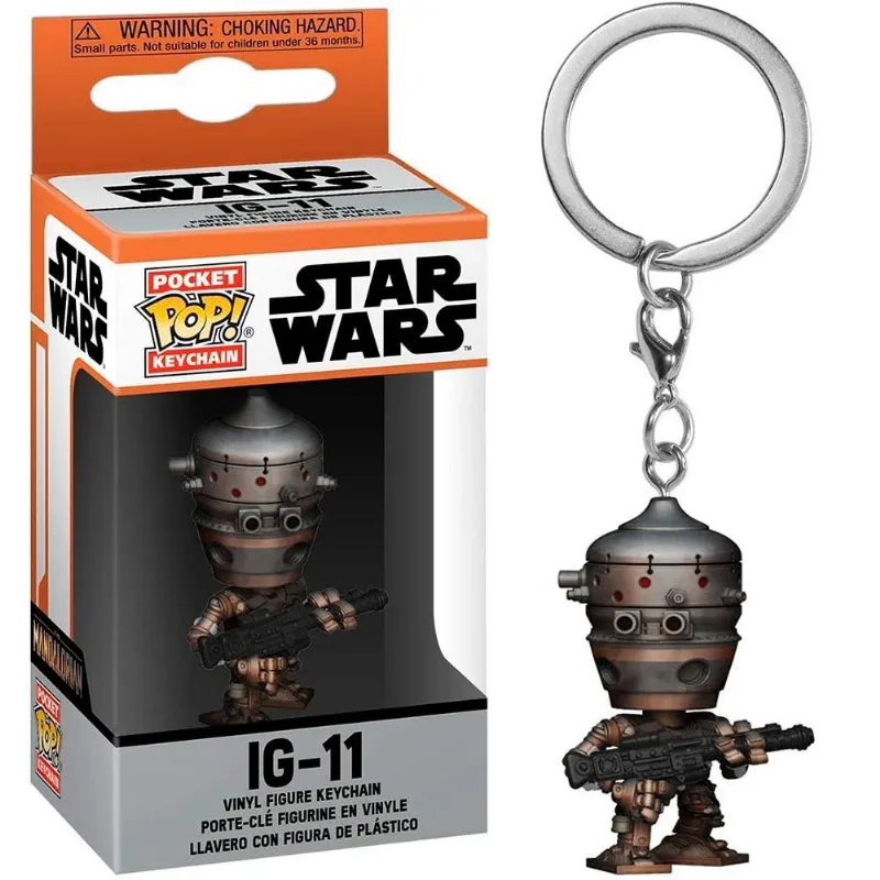 Chaveiro IG-11 Star Wars Funko Pop Pocket Keychain