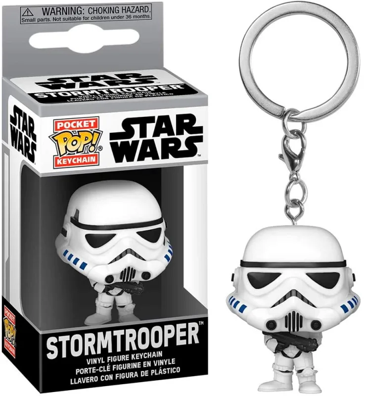 Chaveiro Star Wars - Stormtrooper - Funko Pocket Pop - LC