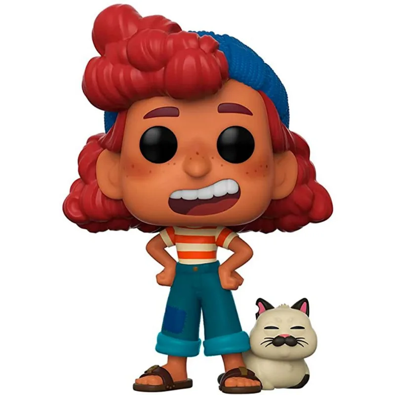Boneco Funko Pop Disney Luca Giulia Marcovaldo with Machiavelli 1052
