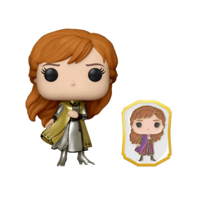 Boneco Funko Pop Disney Frozen Anna Pin Gold Label 582