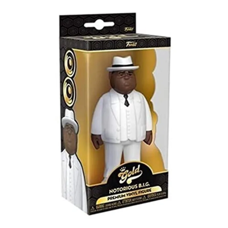 Funko pop Pop! Vinil Ouro: Biggie Smalls - Terno Branco 5 M