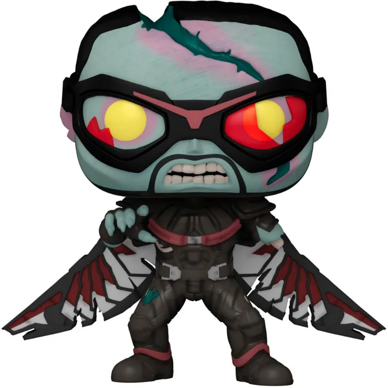 Boneco Funko Pop Marvel What If...? Zombie Falcon 942