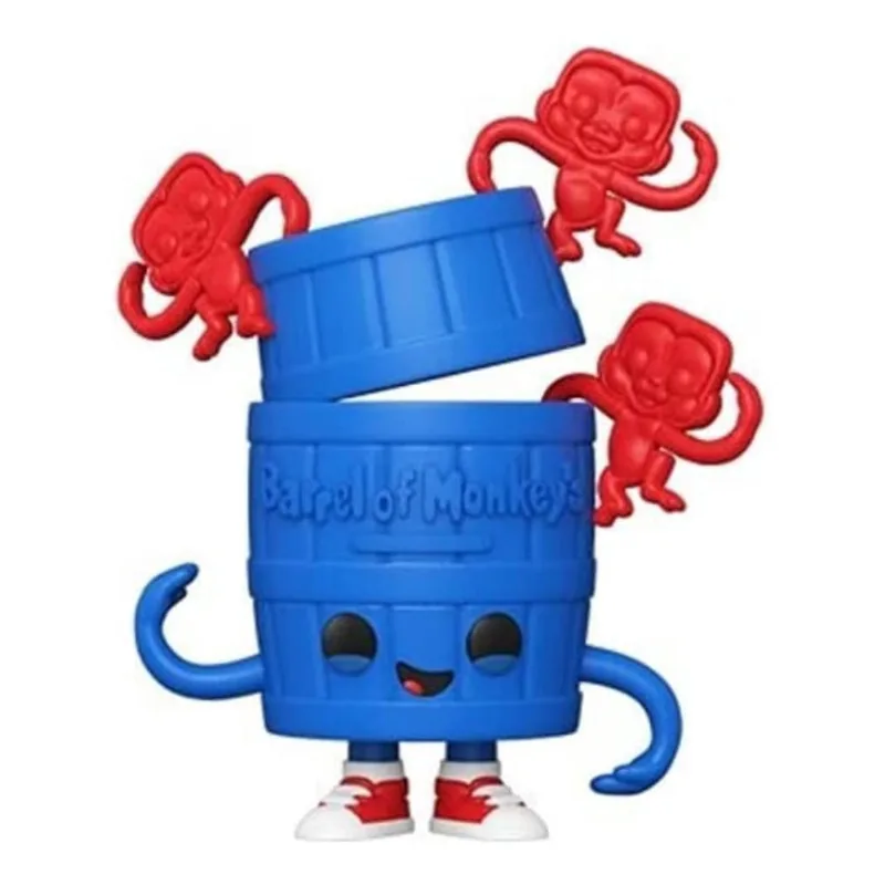 Vinil pop Funko: Barril de Macacos - Barril e Macacos, Multicolorido
