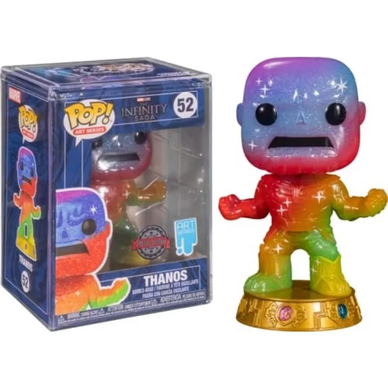 Pop da série de arte Marvel Infinity Saga Thanos! Boneco de vinil com pop premium! Exclusivo Protector Entertainment Terra