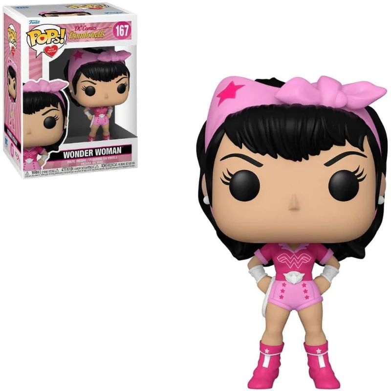 Boneco Funko Pop Wonder Woman 167 Mulher Maravilha dc Comics Bombshells