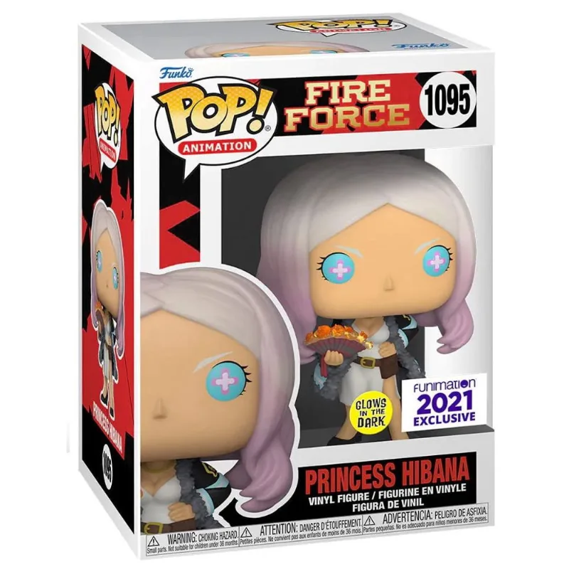 Funko Pop! Fire Force Princess Hibana brilha na diversão escura