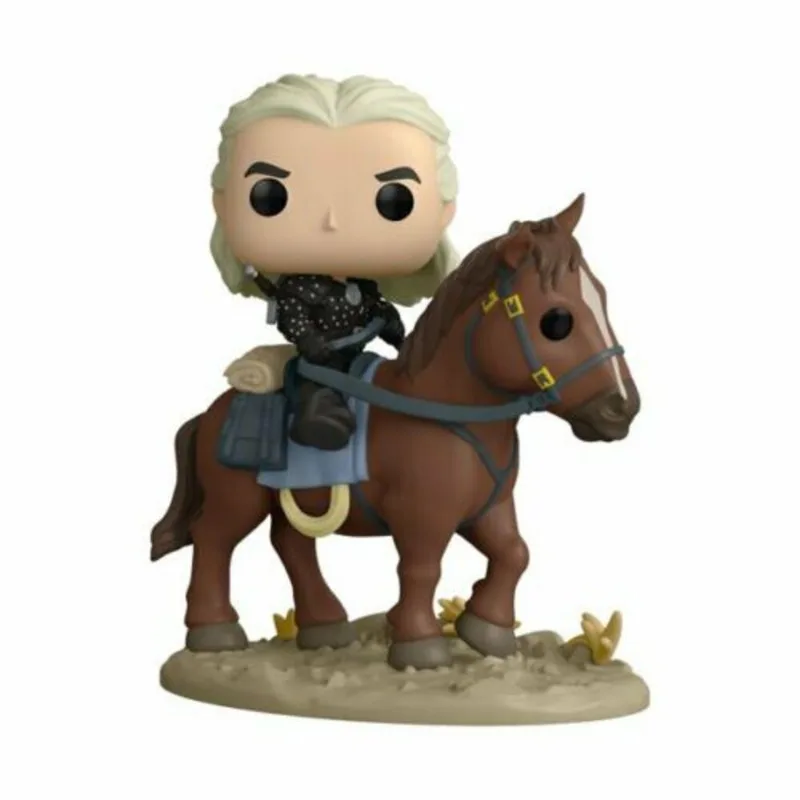 Boneco Funko Pop Netflix The Witcher Geralt and Roach 108