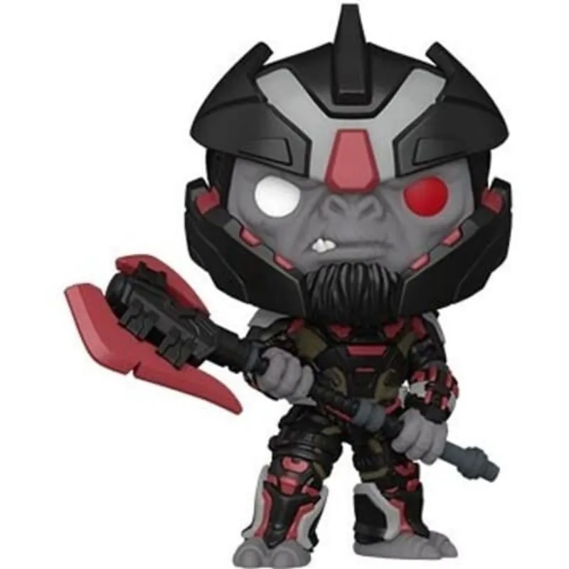 Funko pop Super: Halo Infinite - Escharum com machado, multicolorido, 6,5 polegadas, 59339