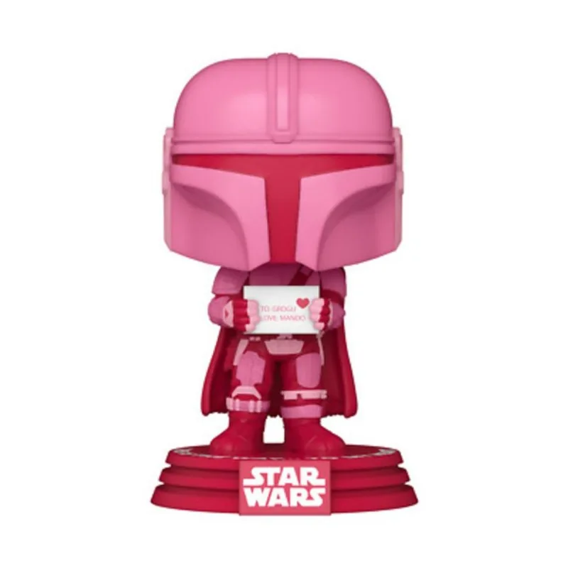 Boneco Funko Pop Star Wars Valentines The Mandalorian 495