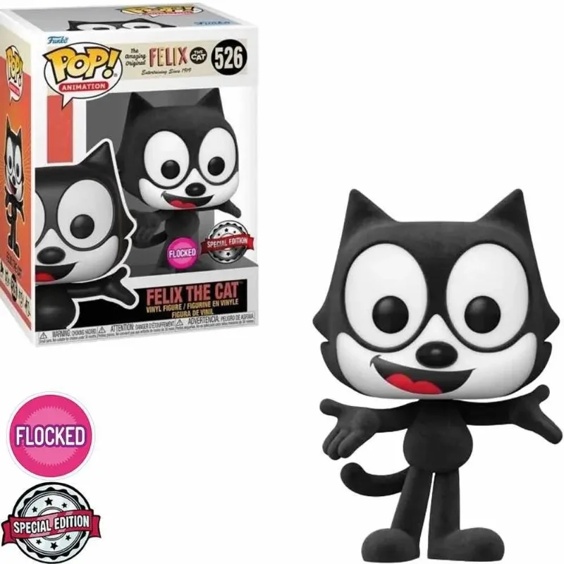 Boneco Funko Pop Animation Felix The Cat Flocked Esp 526