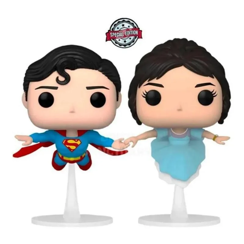 Boneco Funko Pop Movies Superman & Lois Flying Esp 2 Pack