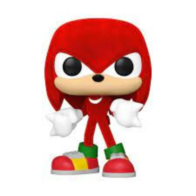 Boneco Funko Pop Games Sonic Knuckles Especial Flocked 854