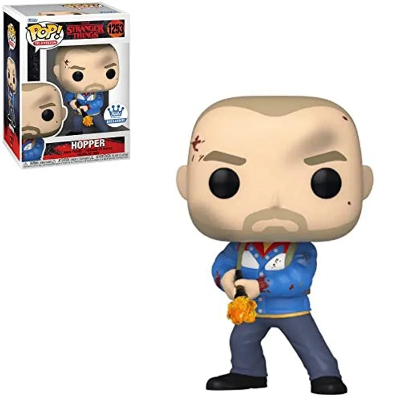 Funko Pop! Televisão Stranger Things 1253 Hopper Chama Th