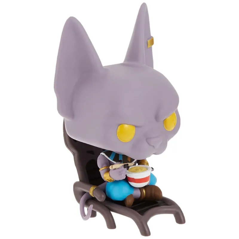 Funko Dragon Ball Super Pop! Animação Beerus (Comendo Macarrão) Vinil Figura Hot Topic Exclusivo