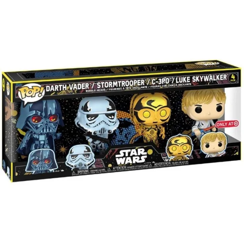 Funko pop! Série Retrô Star Wars Darth Vader/Stormtrooper