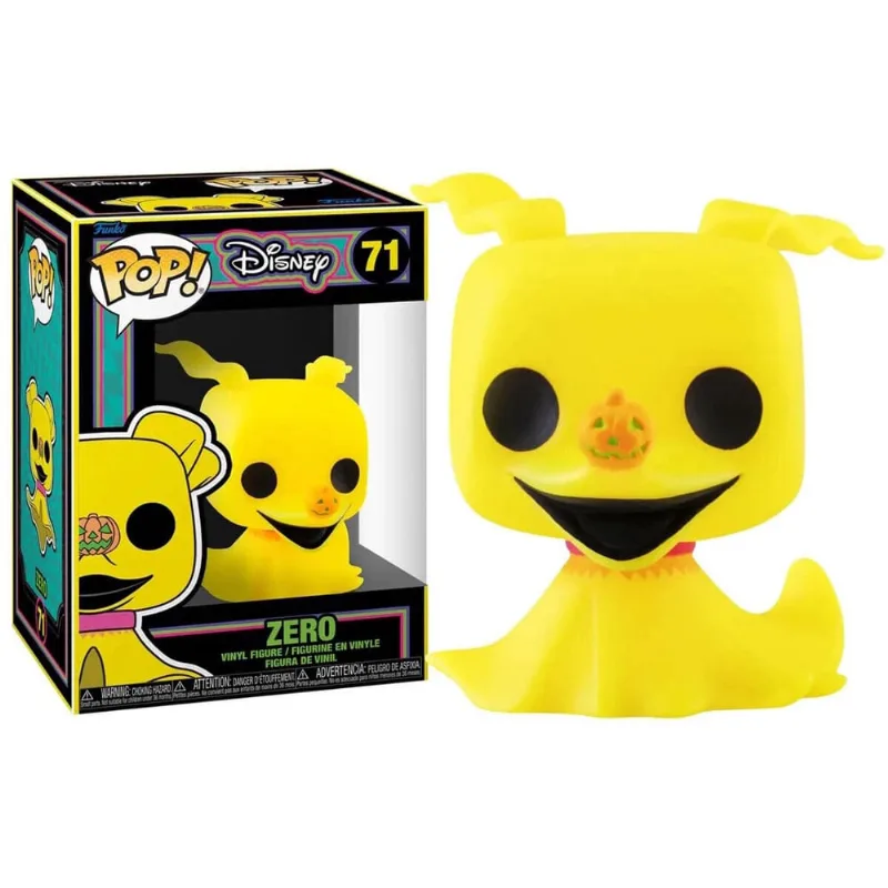 Funko Pop! Disney: O Pesadelo Antes do Natal - Zero (Blacklight)