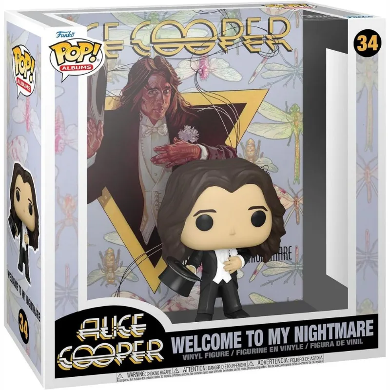 Funko Pop Albuns Alice Cooper Welcome to My Nightmare #34