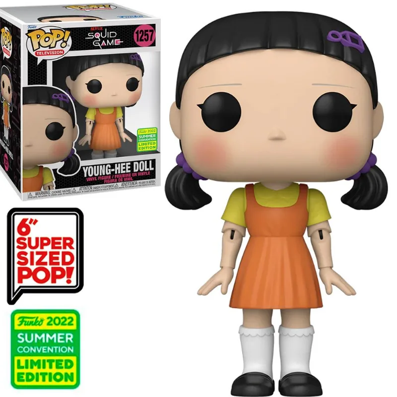 Boneco Funko Pop Squid Game Young Hee Doll 1257 Sdcc 2022