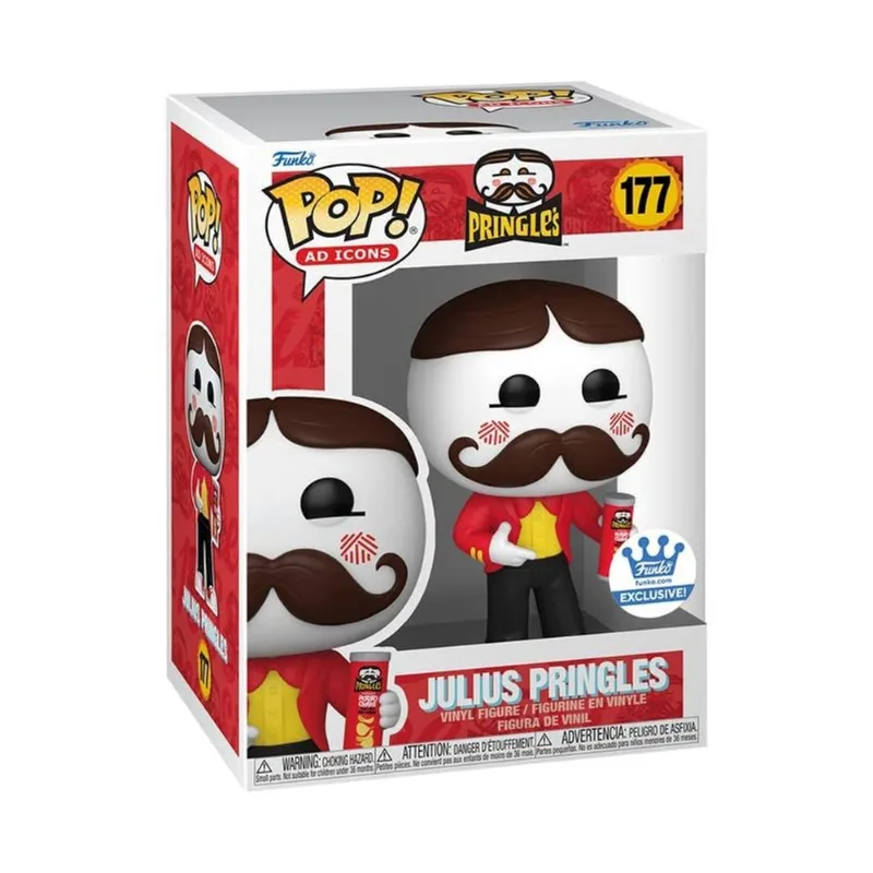 Funko pop! Ícones de anúncios Julius Pringles Exclusive