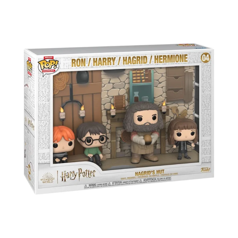 Funko Pop! Momentos Deluxe: Harry Potter - Hagrid's Hut, Ro