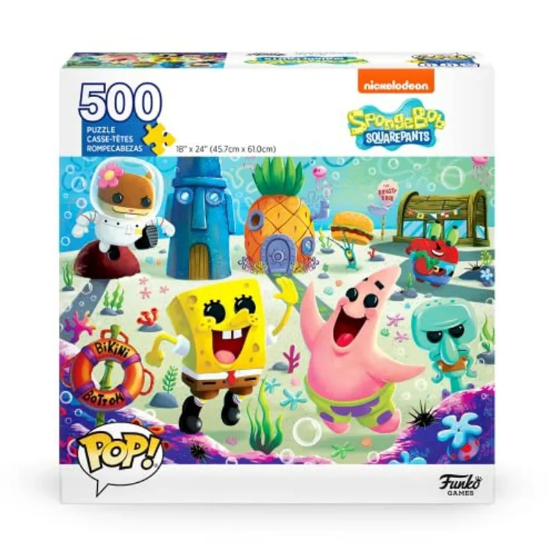 Funko Pop! Puzzle: Bob Esponja Calça Quadrada