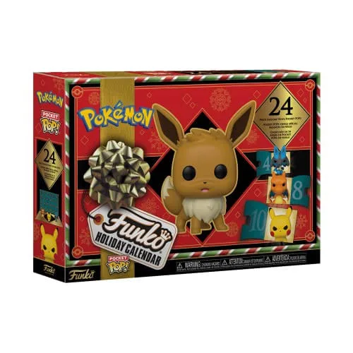 Calendário Advento Funko Pop! Pokémon - 24 Miniaturas - Não Disponível