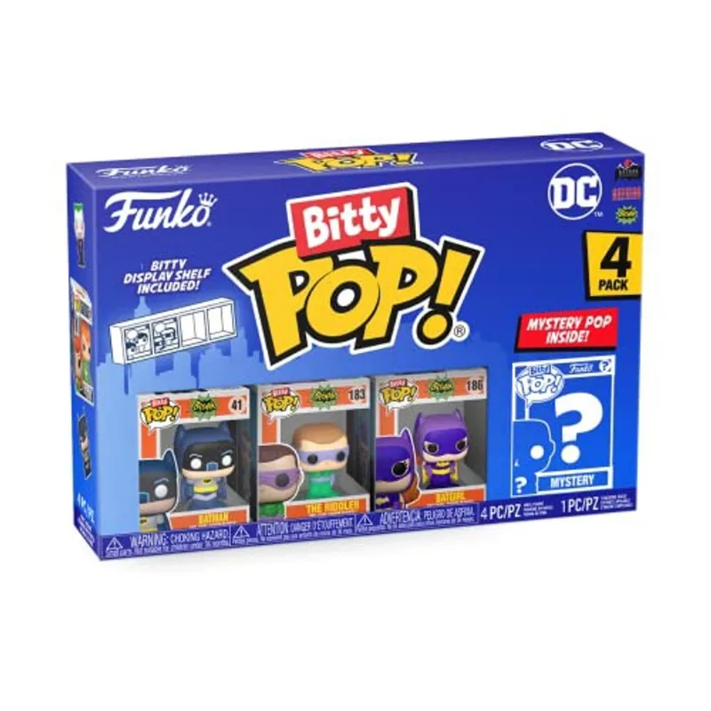 Funko Bitty Pop! dc Mini Brinquedos Colecionáveis - Batman, The Ri