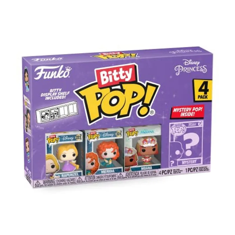 Funko Bitty Pop! Disney Princess Mini Brinquedos Colecionáveis - R