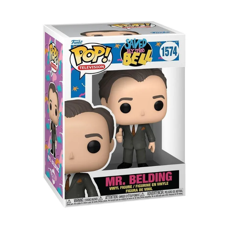 Funko Pop! Tv: Saved By The Bell 30th Aniversário – Mr. Belding (10,4 Cm)