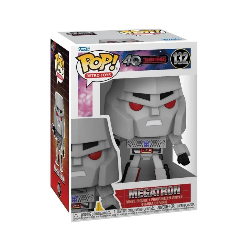 Funko Pop! Retro Toys: Transformers 40º Aniversário - Megatron