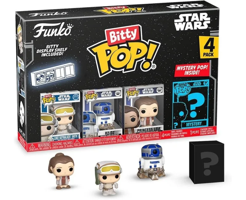 Star Wars - The Empire Strikes Back - Luke (4 Pack) - Funko Bitty Pop - LC