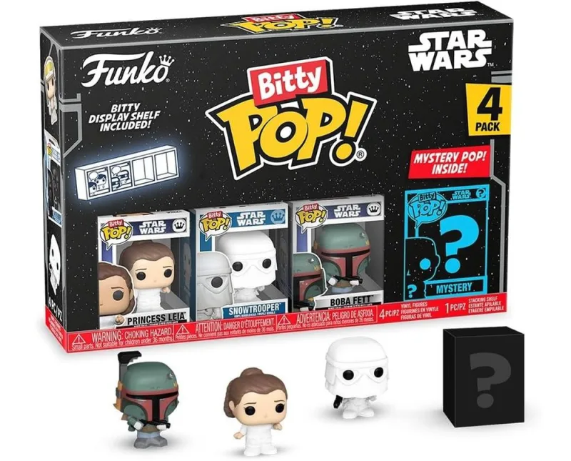 Star Wars - The Empire Strikes Back - Leia (4 Pack) - Funko Bitty Pop - LC