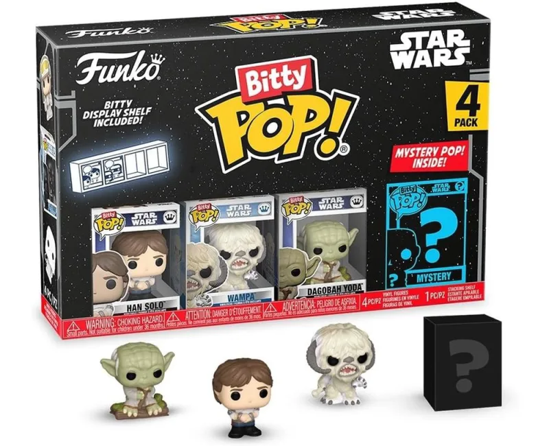 Star Wars - The Empire Strikes Back - Han Solo (4 Pack) - Funko Bitty Pop - LC